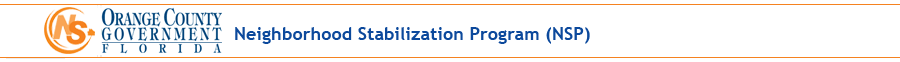 Orange County Government Florida, Neighborhood Stabilization Program